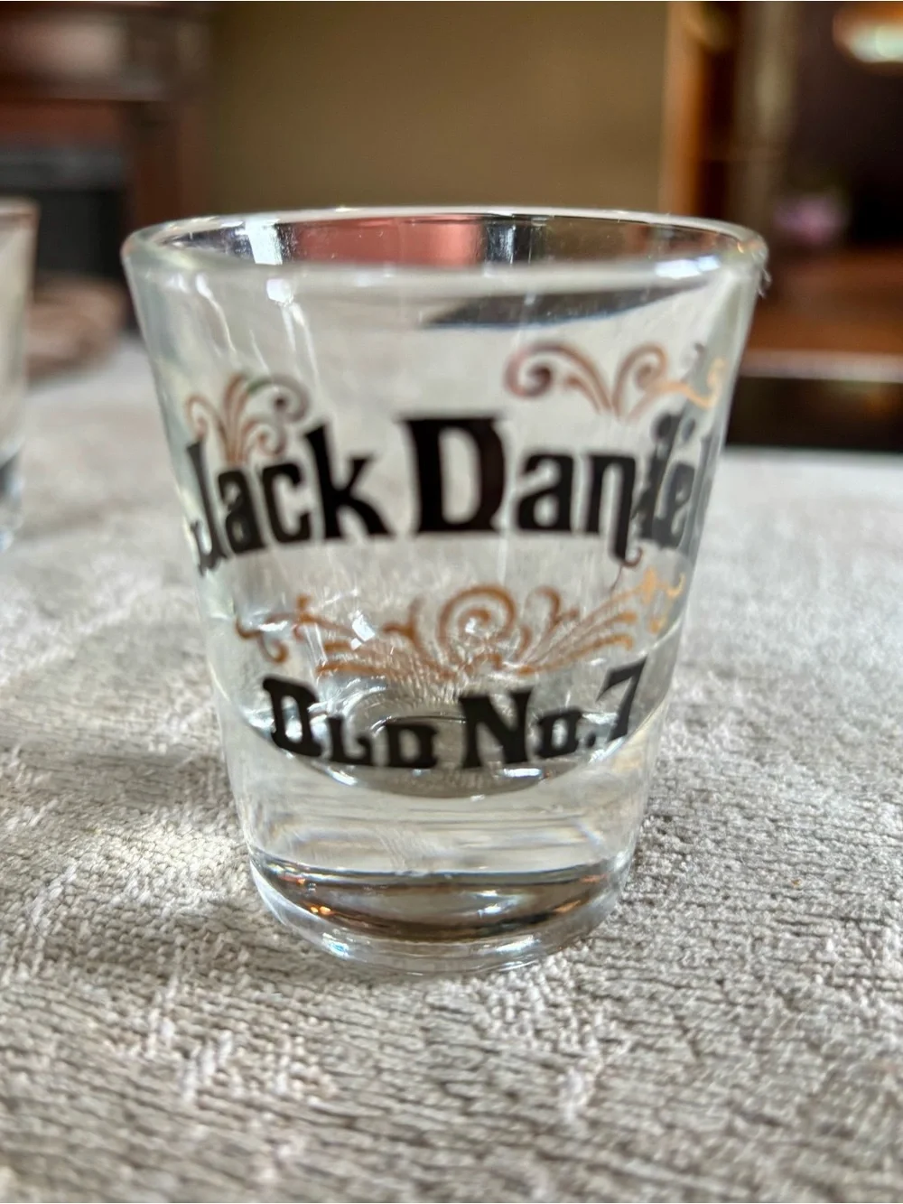 Jack Daniels Logo Shot Glasses and Plaque